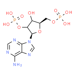 ChemSpider 2D Image | Adenosine-2',5'-bisphosphate | C10H15N5O10P2
