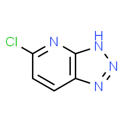ChemSpider 2D Image | 5-Chloro-1H-[1,2,3]triazolo[4,5-b]pyridine | C5H3ClN4
