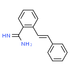 ChemSpider 2D Image | 2-[(E)-2-Phenylvinyl]benzenecarboximidamide | C15H14N2