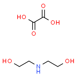 ChemSpider 2D Image | 2,2'-Iminodiethanol ethanedioate (1:1) | C6H13NO6
