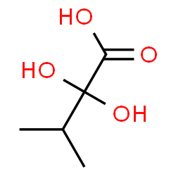 ChemSpider 2D Image | dihydroxyisovaleric acid | C5H10O4
