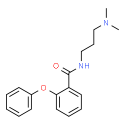 ChemSpider 2D Image | N-[3-(Dimethylamino)propyl]-2-phenoxybenzamide | C18H22N2O2