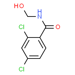 ChemSpider 2D Image | 2,4-Dichloro-N-(hydroxymethyl)benzamide | C8H7Cl2NO2