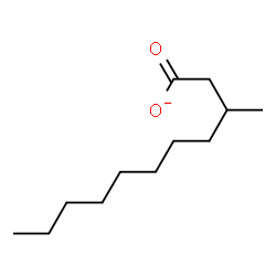 ChemSpider 2D Image | 3-Methylundecanoate | C12H23O2