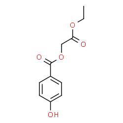 ChemSpider 2D Image | 2-Ethoxy-2-oxoethyl 4-hydroxybenzoate | C11H12O5
