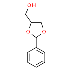ChemSpider 2D Image | 1,2-O-Benzylideneglycerol | C10H12O3