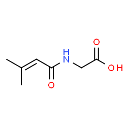 ChemSpider 2D Image | 3-Methylcrotonylglycine | C7H11NO3
