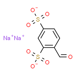 ChemSpider 2D Image | Disodium 4-formyl-1,3-benzenedisulfonate | C7H4Na2O7S2