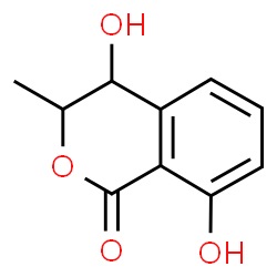 ChemSpider 2D Image | 4-hydroxymellein | C10H10O4