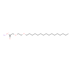 ChemSpider 2D Image | Sodium [2-(hexadecyloxy)ethoxy]acetate | C20H39NaO4