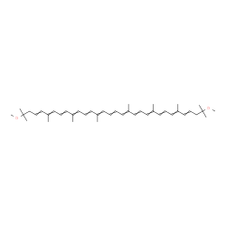 ChemSpider 2D Image | 1,1'-Dimethoxy-3,3',4,4'-tetradehydro-1,1',2,2'-tetrahydro-psi,psi-carotene | C42H60O2