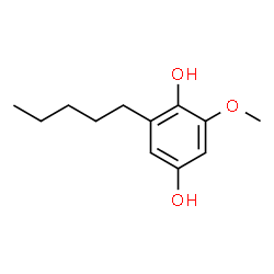 ChemSpider 2D Image | 2-Methoxy-6-pentylhydroquinone | C12H18O3