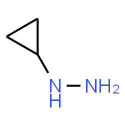 ChemSpider 2D Image | Cyclopropylhydrazine | C3H8N2