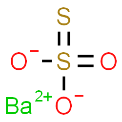ChemSpider 2D Image | Barium thiosulfate | BaO3S2