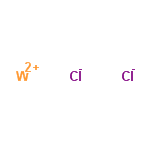 InChI=1/2ClH.W/h2*1H;/q;;+2/p-2