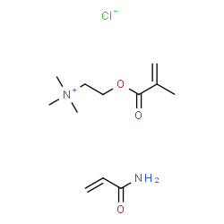 ChemSpider 2D Image | 2-(Methacryloyloxy)-N,N,N-trimethylethanaminium chloride acrylamide (1:1:1) | C12H23ClN2O3