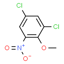 ChemSpider 2D Image | 2,4-dichloro-6-nitroanisole | C7H5Cl2NO3