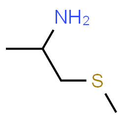 ChemSpider 2D Image | 1-(Methylsulfanyl)-2-propanamine | C4H11NS