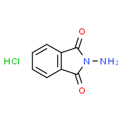 ChemSpider 2D Image | 2-Aminoisoindoline-1,3-dione hydrochloride | C8H7ClN2O2
