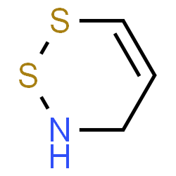 ChemSpider 2D Image | 3,4-Dihydro-1,2,3-dithiazine | C3H5NS2