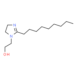 ChemSpider 2D Image | 2-Nonyl-2-imidazoline-1-ethanol | C14H28N2O