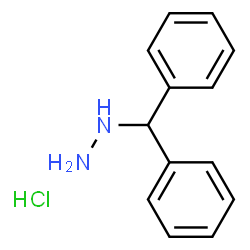 ChemSpider 2D Image | Benzhydrylhydrazine hydrochloride | C13H15ClN2