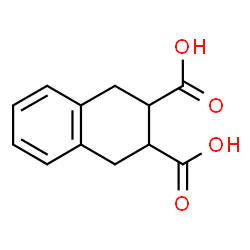 ChemSpider 2D Image | 1,2,3,4-Tetrahydro-2,3-naphthalenedicarboxylic acid | C12H12O4