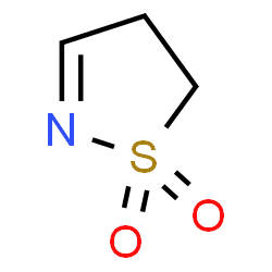 ChemSpider 2D Image | 4,5-Dihydro-1,2-thiazole 1,1-dioxide | C3H5NO2S