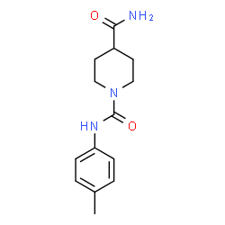 ChemSpider 2D Image | N~1~-(4-Methylphenyl)-1,4-piperidinedicarboxamide | C14H19N3O2