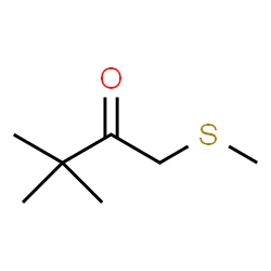 ChemSpider 2D Image | 3,3-Dimethyl-1-(methylthio)-2-butanone | C7H14OS