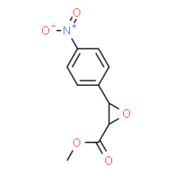 ChemSpider 2D Image | Methyl 3-(4-nitrophenyl)-2-oxiranecarboxylate | C10H9NO5