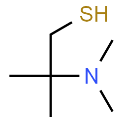 ChemSpider 2D Image | 2-(Dimethylamino)-2-methyl-1-propanethiol | C6H15NS