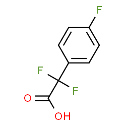 ChemSpider 2D Image | Difluoro(4-fluorophenyl)acetic acid | C8H5F3O2