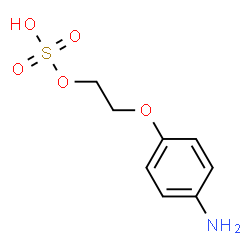 ChemSpider 2D Image | 2-(4-Aminophenoxy)ethyl hydrogen sulfate | C8H11NO5S