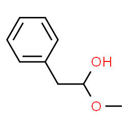 ChemSpider 2D Image | 1-Methoxy-2-phenylethanol | C9H12O2