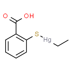 ChemSpider 2D Image | ethylmercurithiosalicylic acid | C9H10HgO2S