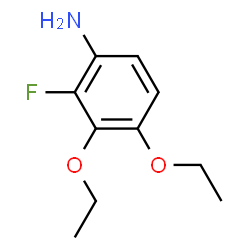 ChemSpider 2D Image | 3,4-Diethoxy-2-fluoroaniline | C10H14FNO2