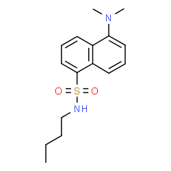 ChemSpider 2D Image | N-Butyl-5-(dimethylamino)-1-naphthalenesulfonamide | C16H22N2O2S
