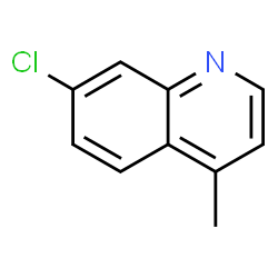 ChemSpider 2D Image | 7-Chloro-4-methylquinoline | C10H8ClN