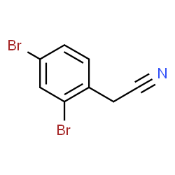 ChemSpider 2D Image | (2,4-Dibromophenyl)acetonitrile | C8H5Br2N