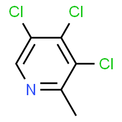 ChemSpider 2D Image | 3,4,5-Trichloro-2-methylpyridine | C6H4Cl3N