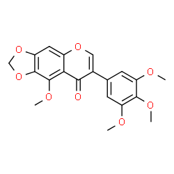 ChemSpider 2D Image | irisflorentin | C20H18O8