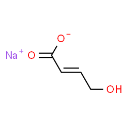 ChemSpider 2D Image | Sodium (2E)-4-hydroxy-2-butenoate | C4H5NaO3