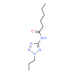 ChemSpider 2D Image | N-(2-Propyl-2H-tetrazol-5-yl)hexanamide | C10H19N5O