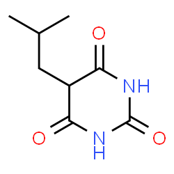 ChemSpider 2D Image | 5-isobutylbarbituric acid | C8H12N2O3
