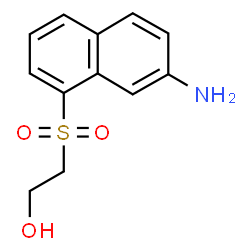 ChemSpider 2D Image | 2-[(7-Amino-1-naphthyl)sulfonyl]ethanol | C12H13NO3S