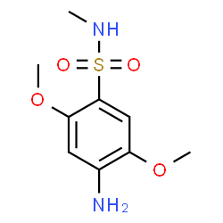ChemSpider 2D Image | 4-Amino-2,5-dimethoxy-N-methylbenzolsulfonamid | C9H14N2O4S