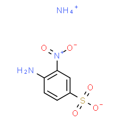 ChemSpider 2D Image | Ammonium 4-amino-3-nitrobenzenesulfonate | C6H9N3O5S