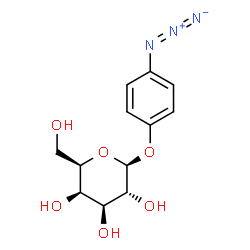 ChemSpider 2D Image | 4-Azidophenyl beta-D-galactopyranoside | C12H15N3O6