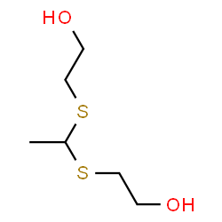 ChemSpider 2D Image | 2,2'-(1,1-Ethanediyldisulfanediyl)diethanol | C6H14O2S2